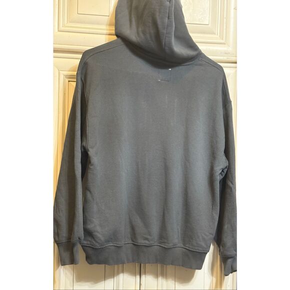 ZARA Girls Oversized Ballet Graphic Hoodie Sweatshirt Gray Size 13-14 - Picture 3 of 8